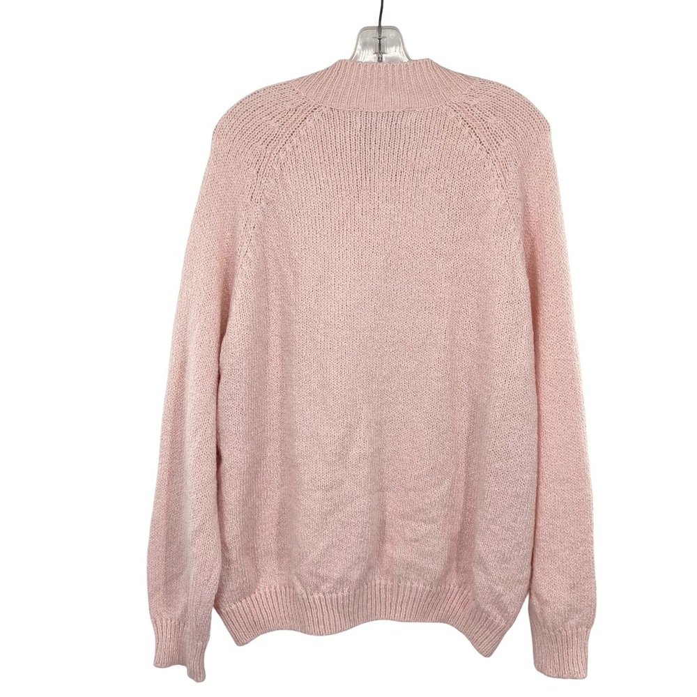 Karen Scott Women's Pink Cable Knit Sweater Size 2X - Picture 7 of 7